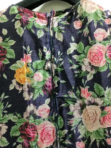 Floral Simple Ethnic Gown
