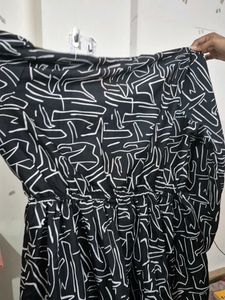Abstract Print Dress