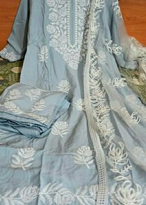 Arifa Brand Chikankari Kurti Set