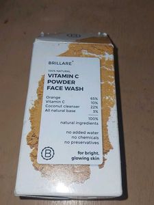 BRILLARE 100% Natural Vitamin C Powder Face Wash