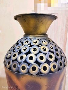 Metal Vase 67 centimetres tall