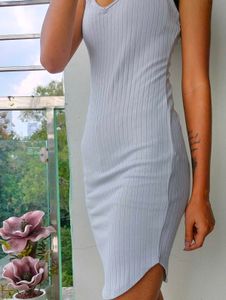 Ribbed Bodycon Mini Dress