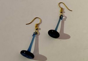 Blue Drop Earrings