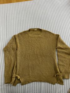 Girls Gold Pullover