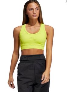 adidasAdidas Lime Green Studio Bra