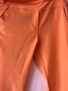 Orange Stirrup Pants