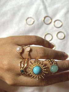 Set Of 11 Stunning Anti Tarnish Gold Rings ✨