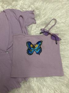 Butterfly Tube With Cardigan