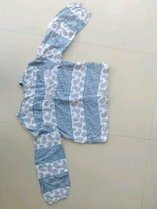 Patterned Blouse Top