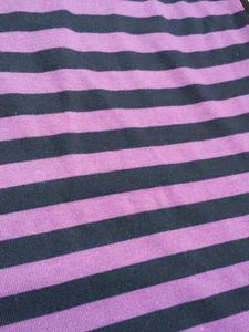 Striped Lace Top
