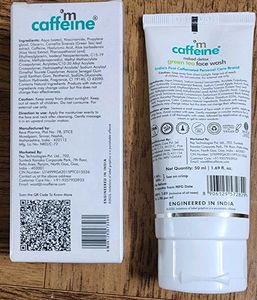 MCAFFEINE GREEN TEA OIL FREE MOISTURIZER &amp; FACEWAS