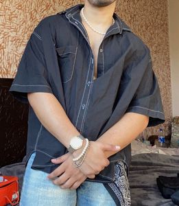 OVERSIZE BLACK SHIRT