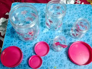 Floral Kitchen Canister Set Of 4