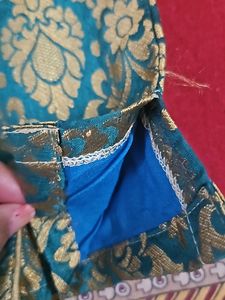 Banarasi Silk Blouse  With Sleeves
