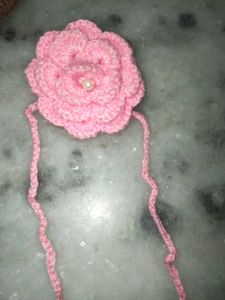 Curtain holder - Pink Flower