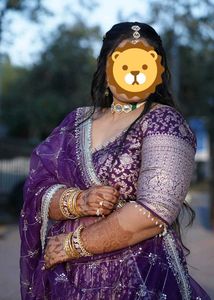 Purple Lehengha Choli