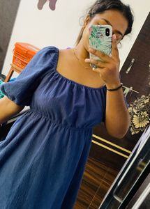 Puffy Sleev Dress💙