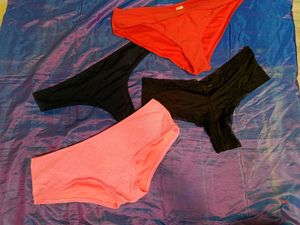 Panties Bundle Pack Of 4 Imported Stuff