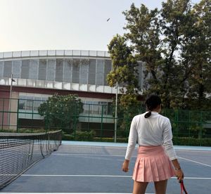 Pink Pleated Skirt with inbuilt shorts