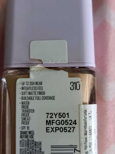Maybelline Super Stay Lumi Foundation. Shade - 310