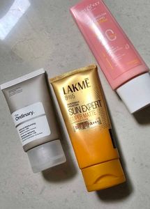 Combo Of 3 Sunscreen & Moisturizer