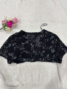 Sequined shrug