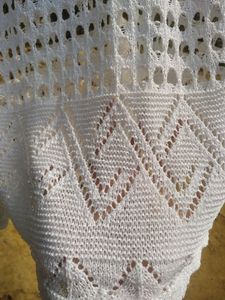 Knitted White Shrug