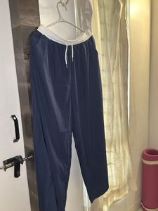 Navy Wide Leg Pants