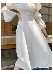 Long, Bell Sleeves Midi Dress