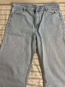 Light Wash Wide Leg Jeans