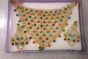 Colorful Rhinestone Jewelry Set