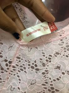 No Boundaries Pink Lace Top