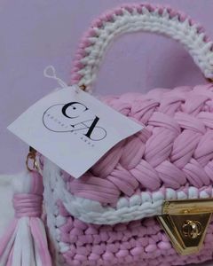 Crochet Handmade Sling Bag For Women And Girls 💫