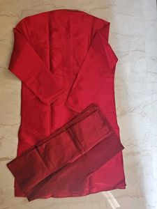 Elegant Red Kurta