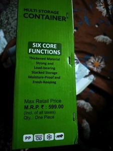 Fridge Container Set Of 6 Pc