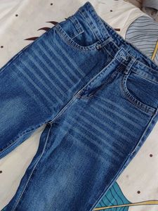 Flared Denim Jeans Blue