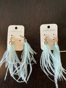 Feather Tassel Earrings