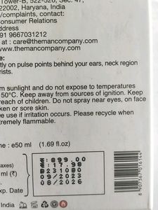 The Man Company Blanc Perfume 50ml