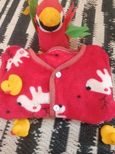Red Woolen Outfit