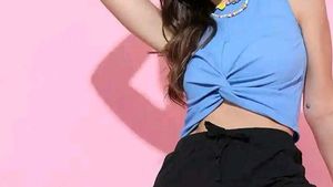 Blue Sleeveless Top