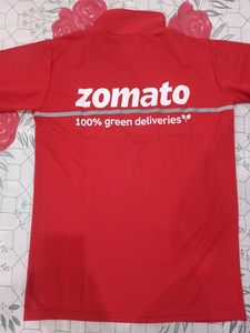 Full Sleeve Zipper T-shirt (Zomato)