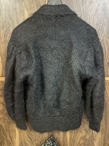 Cozy Black Knit Cardigan