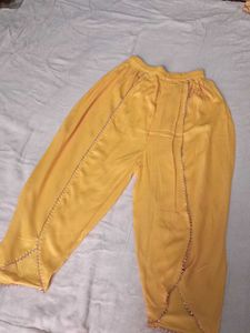 Girl Suit And Dhoti Set..