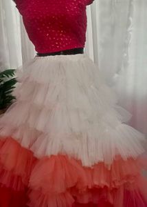 Luxury Tulle Layered Top skirt