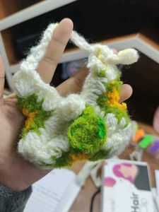 Mini handsize Crochet Handbag 🌿