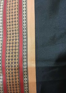 Black border saree