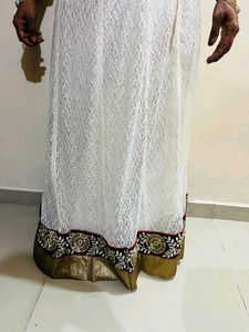 Embroidered Black &amp; Gold Lehenga New