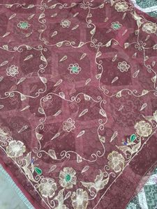 vintage Aari tari saree