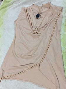 Blush Mock Neck Top