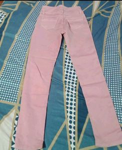 Pink Denim Jeans